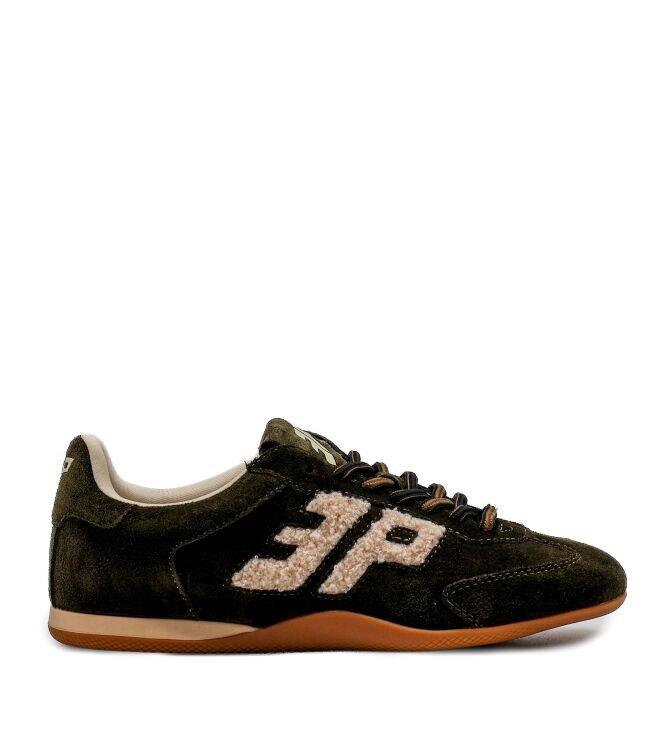 3P 3P dames sneakers groen suede Suede Olive 3P Dames Sneakers in Olijf Groen online kopen