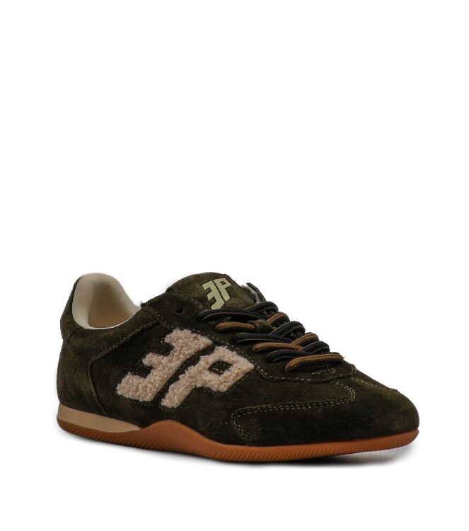 3P 3P dames sneakers groen suede Suede Olive 3P Dames Sneakers in Olijf Groen online kopen