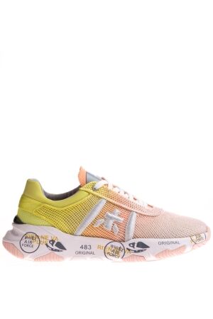 Premiata  dame sneakers roze geel