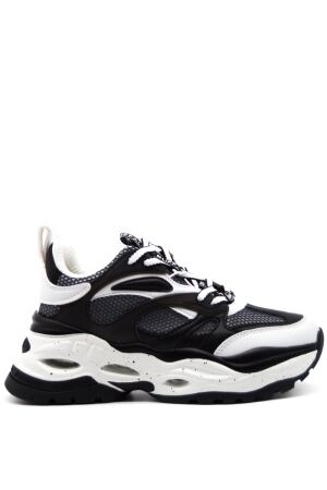 buffalo dames sneakers zwart wit