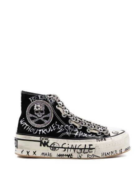 Nan-ku Dames sneakers zwart