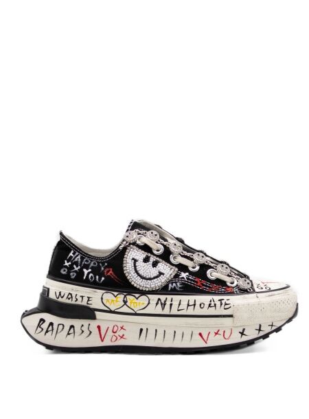Nan-ku Dames sneakers zwart