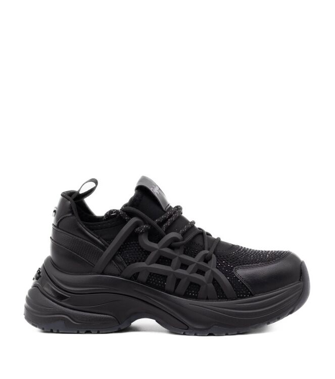 Buffalo Dames Platform Sneakers in Zwart online kopen 