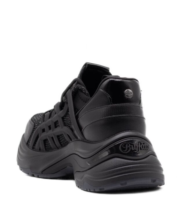 Buffalo Dames Platform Sneakers in Zwart online kopen 