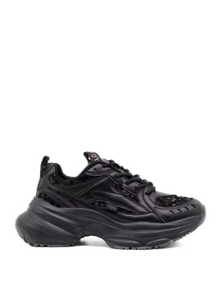 Buffalo Dames sneakers plateauzolen zwar