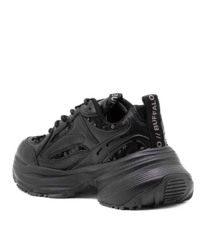 Buffalo Dames Platform Sneakers in Zwart online kopen 