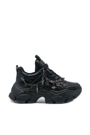Buffalo dames sneakers zwart vegan