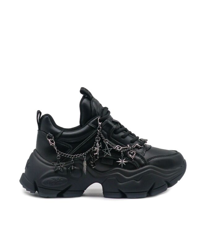 Buffalo Dames Platform Sneakers in Zwart online kopen 
