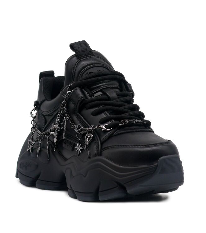 Buffalo Dames Platform Sneakers in Zwart online kopen 