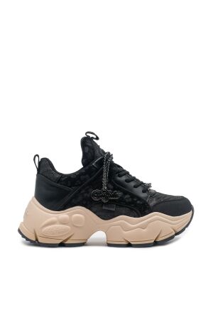 Buffalo dames sneakers zwart vegan