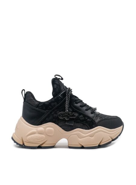 Buffalo Dames sneakers zwart vegan