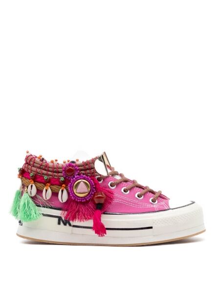 Nan-ku couture Dames sneakers rubberzolen rose