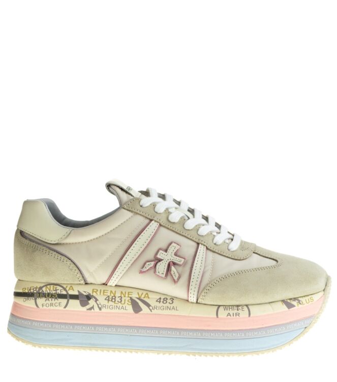 Premiata Premiata Platform Sneakers White for Women Var6234