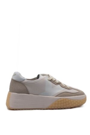 Keh-Noo dames sneakers plateau wit