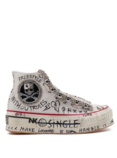 Nan-ku Nan Ku Platform Sneakers White for Women