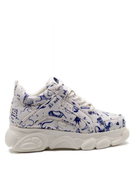 Buffalo Buffalo Sneakers White for Woman