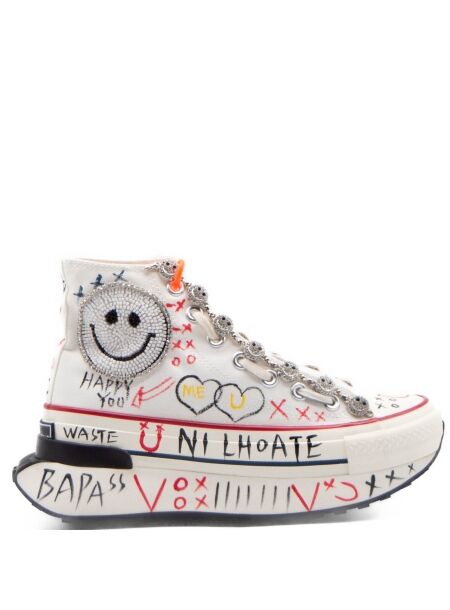 Nan-ku Nan Ku Platform Sneakers White for Women