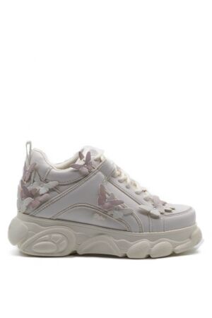 Buffalo dames sneakers wit butterfly