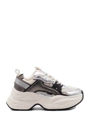 Buffalo dames sneakers plateauzool wit