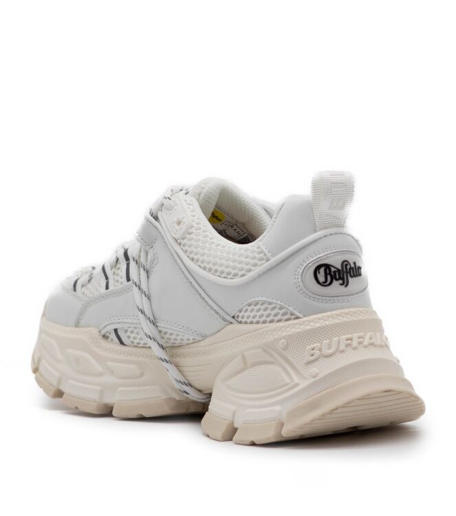 buffalo  Dames Sneakers Plateauzolen Wit 