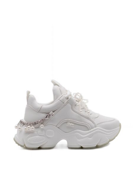 Buffalo Dames sneakers plateau wit