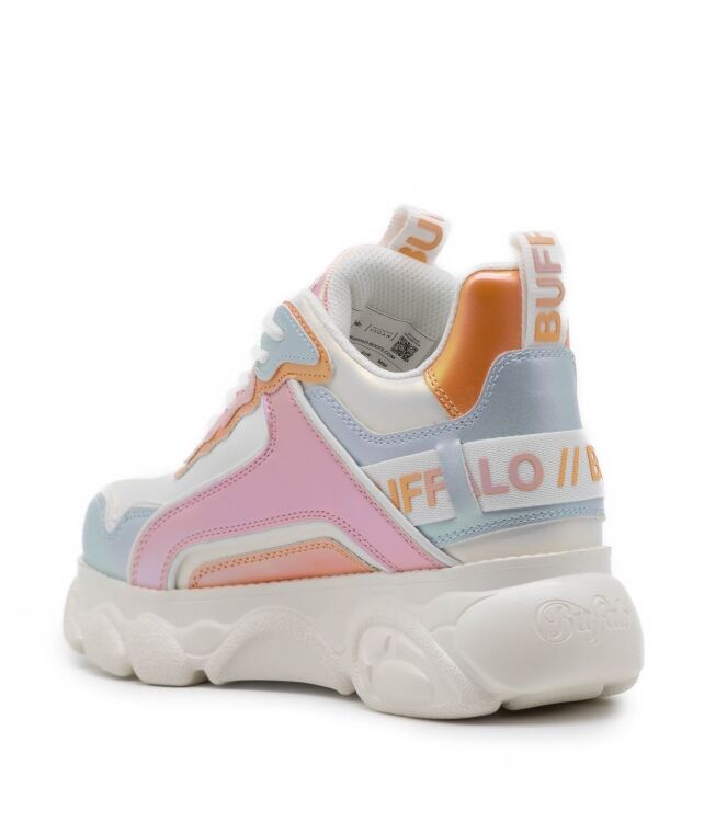 Buffalo Dames Platform Sneakers in Wit Combi online kopen 