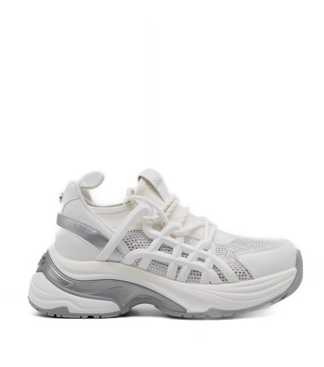 Buffalo Dames Platform Sneakers in Wit online kopen 