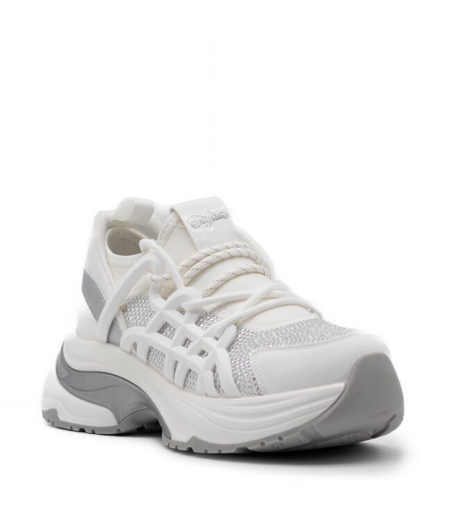 Buffalo Dames Platform Sneakers in Wit online kopen 