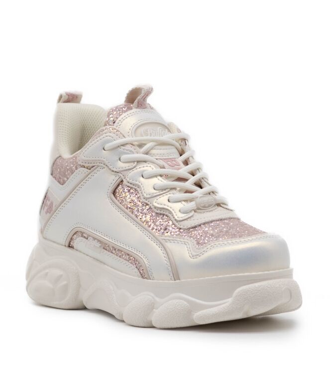 Buffalo Dames Platform Sneakers in Wit online kopen 