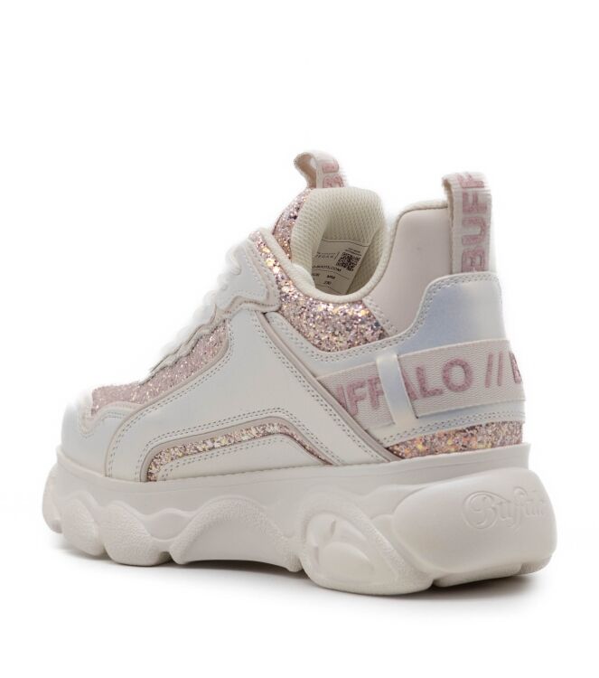 Buffalo Dames Platform Sneakers in Wit online kopen 