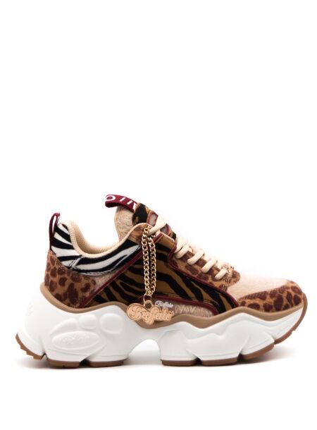 Buffalo Buffalo Platform Sneakers Brown for Women