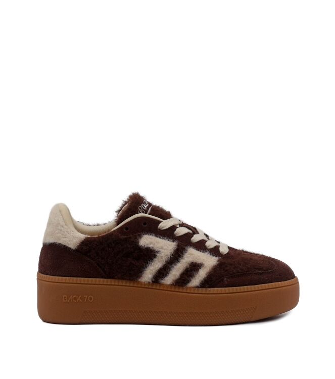 Premiata Dames Platform Sneakers in Bruin online kopen 