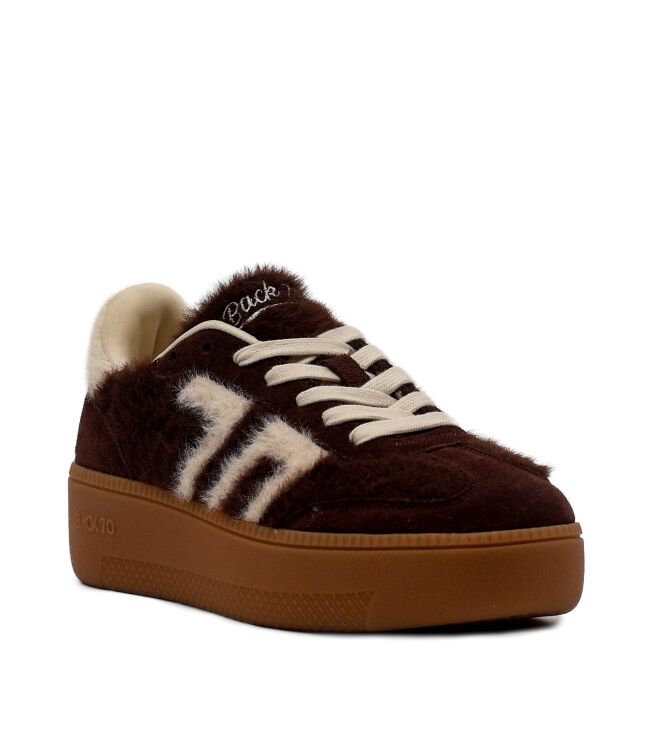Premiata Dames Platform Sneakers in Bruin online kopen 
