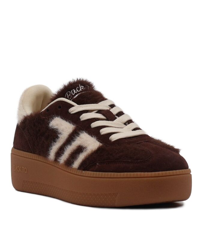 Premiata Dames Platform Sneakers in Bruin online kopen 