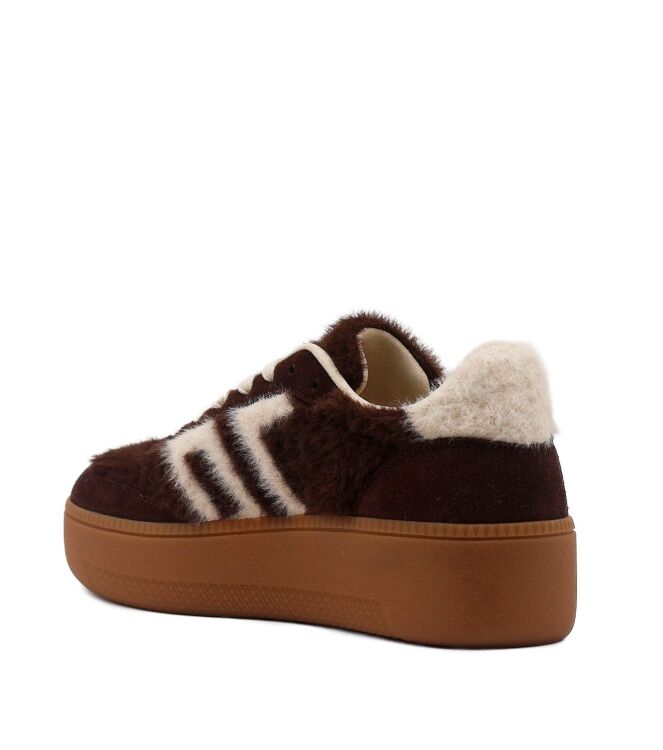 Premiata Dames Platform Sneakers in Bruin online kopen 