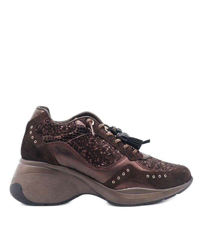 Cetti Cetti dames sneakers bruin Ante Pallets Coffee Cetti Dames Sneakers in Bruin online kopen