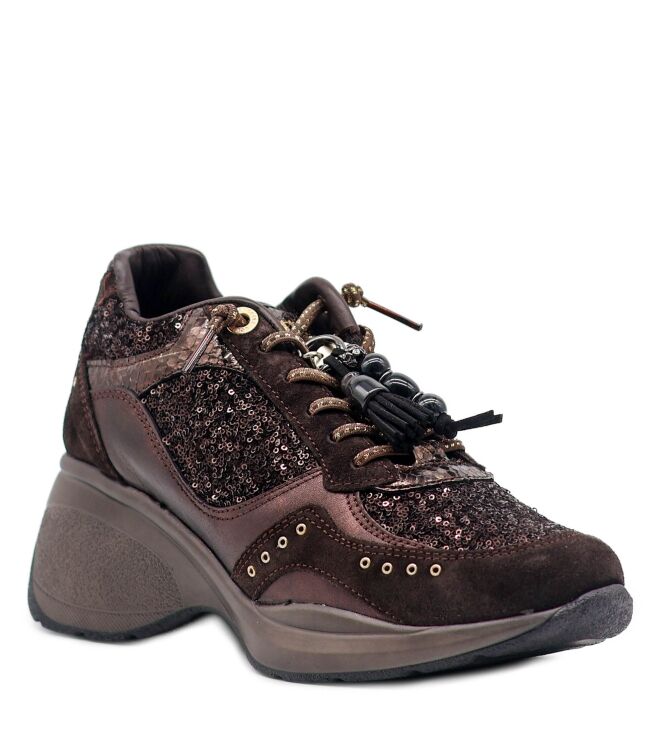 Cetti Cetti dames sneakers bruin Ante Pallets Coffee Cetti Dames Sneakers in Bruin online kopen