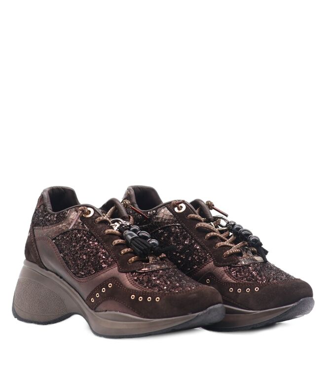 Cetti Cetti dames sneakers bruin Ante Pallets Coffee Cetti Dames Sneakers in Bruin online kopen