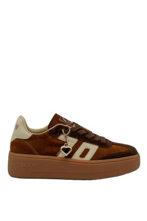 Back 70 dames sneakers plateau camel