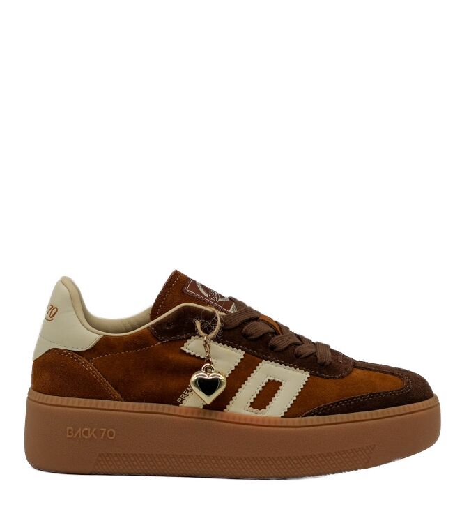 Back 70 dames sneakers plateau camel 79 naturel combi. Direct leverbaar uit de webshop van www.taft.nl/