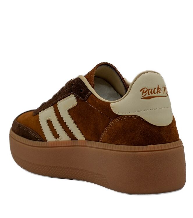 Back 70 dames sneakers plateau camel 79 naturel combi. Direct leverbaar uit de webshop van www.taft.nl/