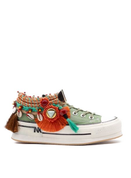 Nan-ku couture Dames sneakers plateauzolen groe
