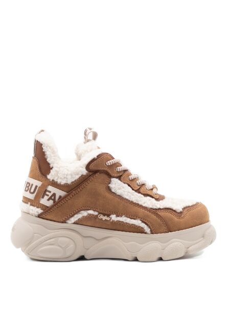 Buffalo Dames sneakers gevoerd beige