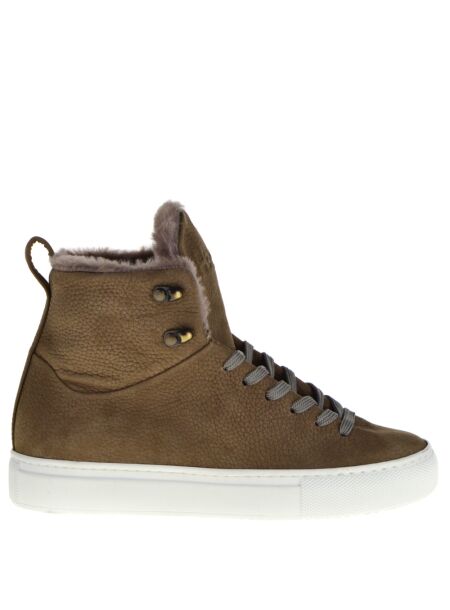 H32 Dames sneakers gevoerd taupe