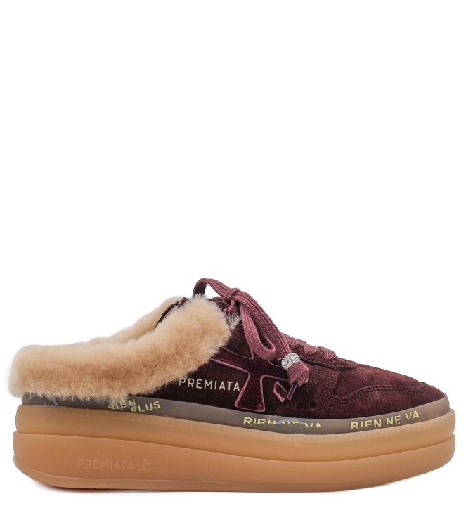 Premiata Premiata dames instap sneakers paars Var8571M Premiata Dames Instap Sneakers in Paars online kopen