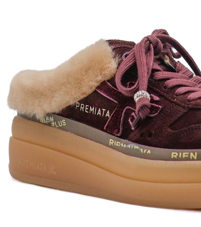 Premiata Premiata dames instap sneakers paars Var8571M Premiata Dames Instap Sneakers in Paars online kopen