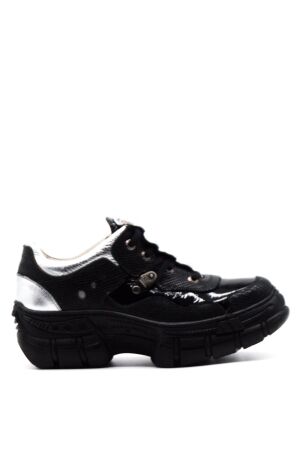 New Rock dames sneakers zwart combi