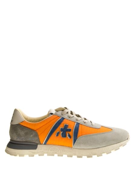 Premiata Heren sneakers oranje combi