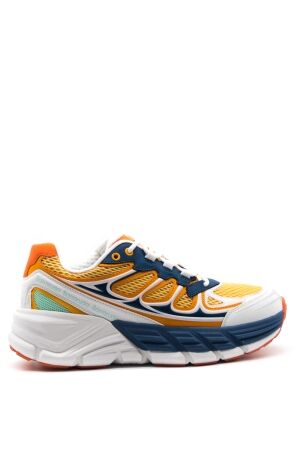 Barracuda heren sneakers geel blauw