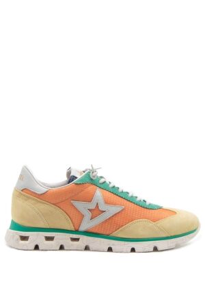 Cetti heren sneakers oranje multi
